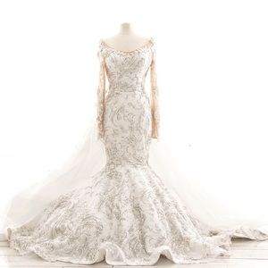 Diana Mahrach Custom Made Wedding Gown